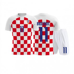 Prima Maglia Croazia Mondiali 2022 Marcelo Brozović 11